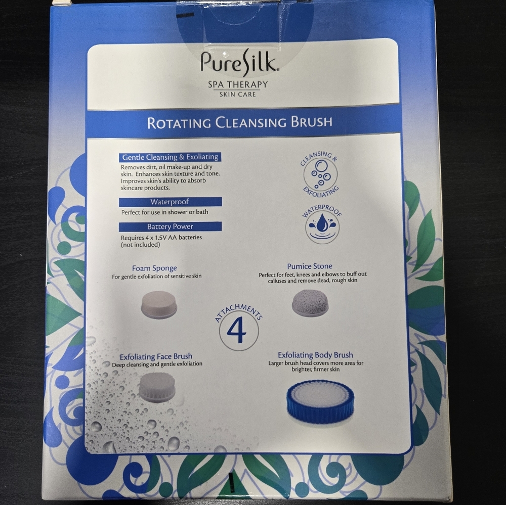 Spa Therapy Rotating Cleansing Brush Set - Picture 2 of 2